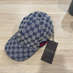 Gucci Hat - Blue, Size Medium